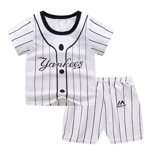 PoohVibes – Cartoon Summer Tracksuit for Little Explorers
